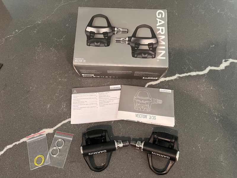 Garmin Vector 3S Single-Sided Power Meter Pedals - Original Packaging