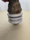Antique Electric Power Insulator Numbered Ceramic Porcelain Metal 5000 Test — photo 6