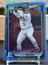 2024 Bowman Draft Chrome Sky Blue Refractor Cole Messina #BDC-9