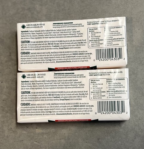 Barra de jabón y quitamanchas Fels Naptha para lavandería - Paquete de 2, 5,0 OZ por barra - Imagen 2 de 2