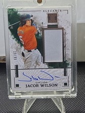 2025 Panini Impeccable Baseball Jacob Wilson Elegance RPA /99 #EJA-JW Oakland...