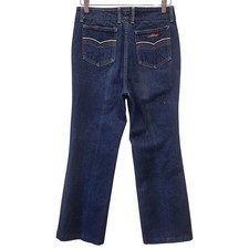 VTG Jordache Men's Jeans Straight Leg 30x27 Dark Wash USA Retro Old School Read