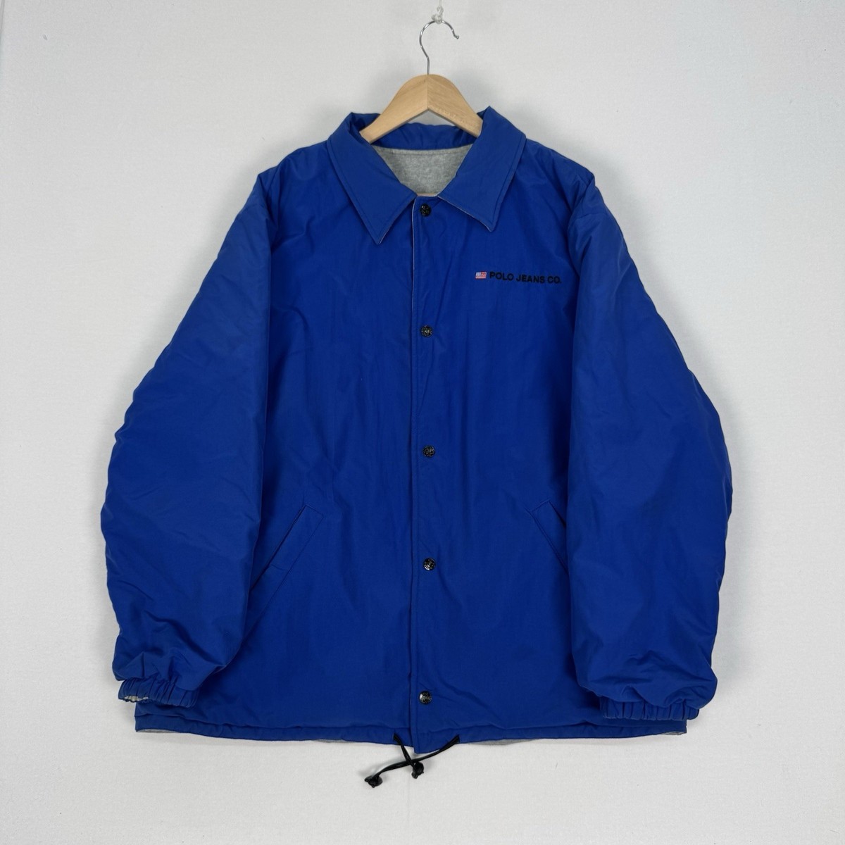 Ralph Lauren Reversible Coach Jacket Vintage 90s USA Polo Jeans