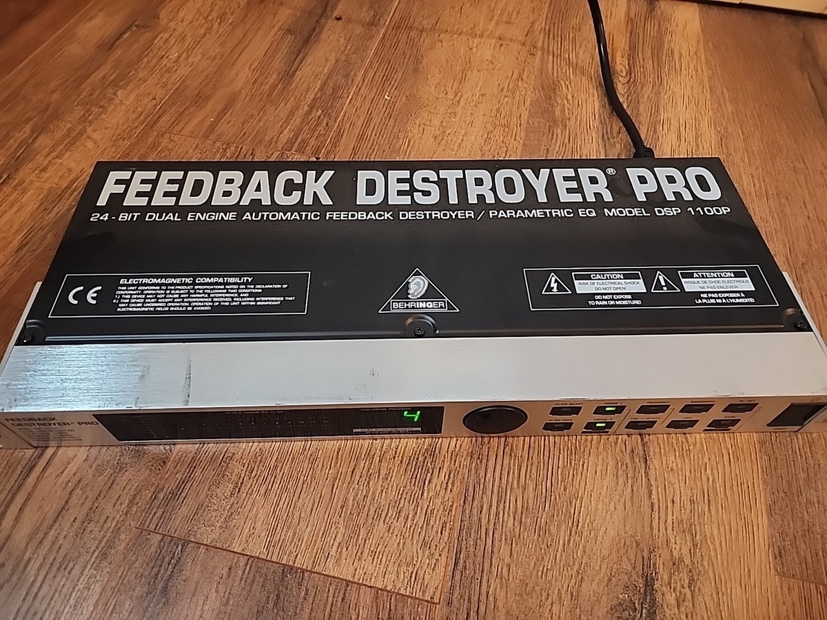 BEHRINGER FEEDBACK DESTROYER 「DSP 1100P」 Behringer Feedback Destroyer Pro DSP1100P @ deep!sonic