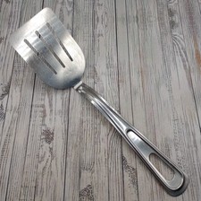 Ekco Slotted Spatula All Stainless Steel Metal Turner Kitchen Camping Utensil