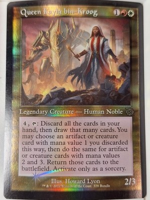 Queen Kayla bin-Kroog - FOIL RETRO FRAME - Magic the Gathering MTG Nice!