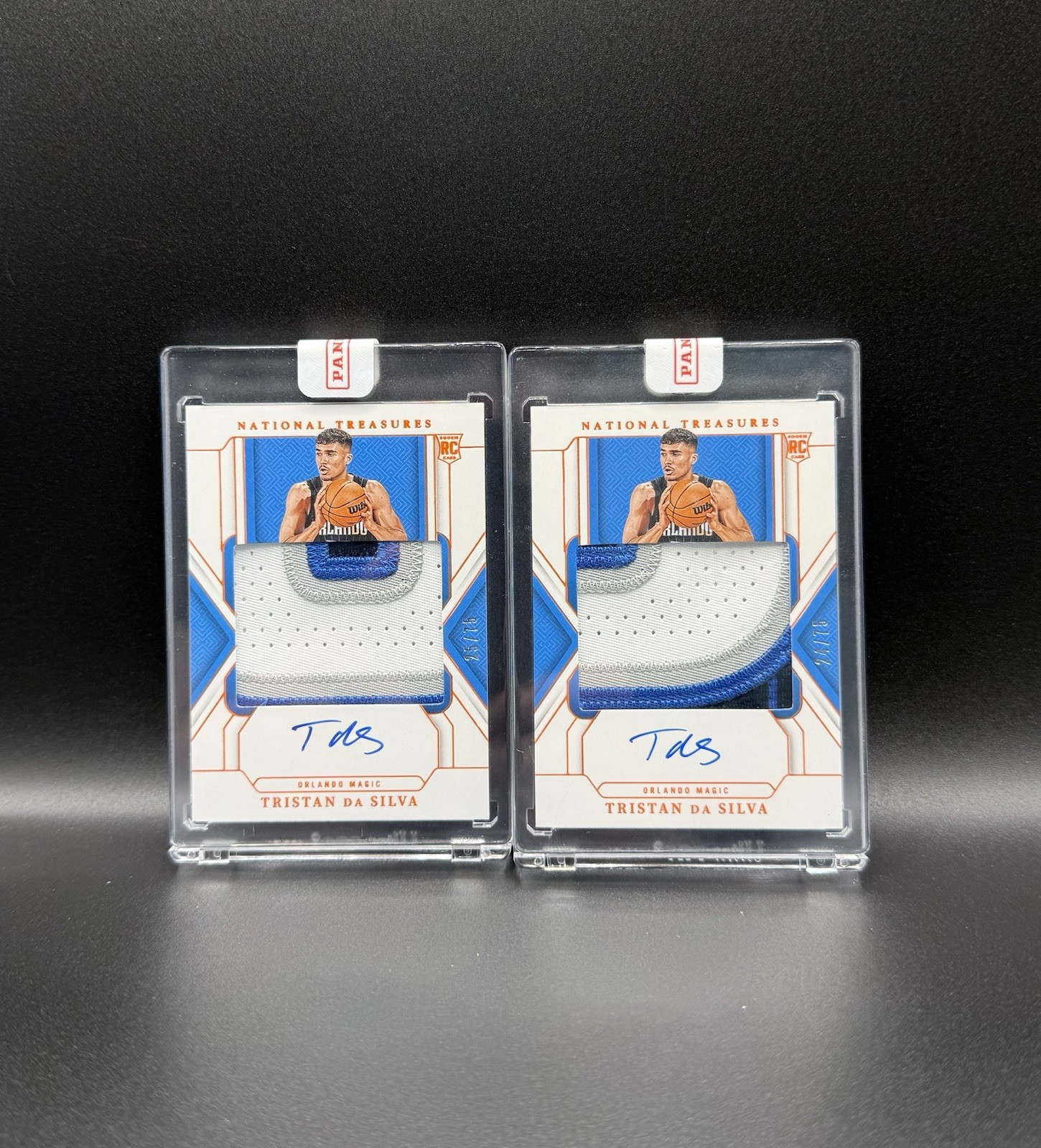 2024-25 National Treasures Basketball Tristan Da Silva Rookie Patch Auto /75 2x