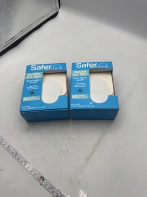 Safer Home Indoor Fly Trap 2 Pack Multi-Insect Glue Trap (2 Boxes)