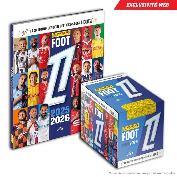 Coffret Stickers Panini Foot France 2014-15 – 12 Boîtes De 100 Paquets – 6000 Vignettes
