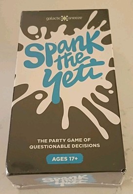 Spank the Yeti *  The Adult Party Game of Questionable Decisions NEW SEALED
