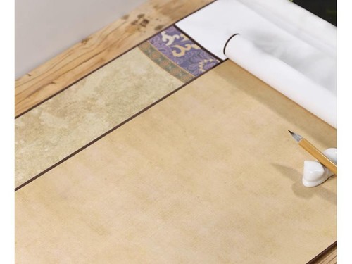 Papel Batik Xuan tapa dura pintura caligrafía china rollo colgante en blanco - Imagen 4 de 16