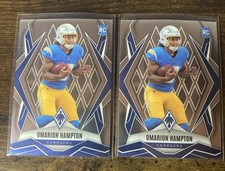Omarion Hampton RC 2025 Panini Phoenix Football Base Chargers(2)