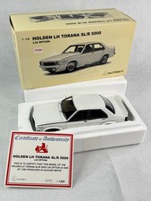 1.18 Autoart/Biante Holden 1974 LH Torana L34 SL/R 5000 Glacier White With COA