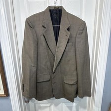 Oscar de la Renta brown blazer with black lining luxury blazer