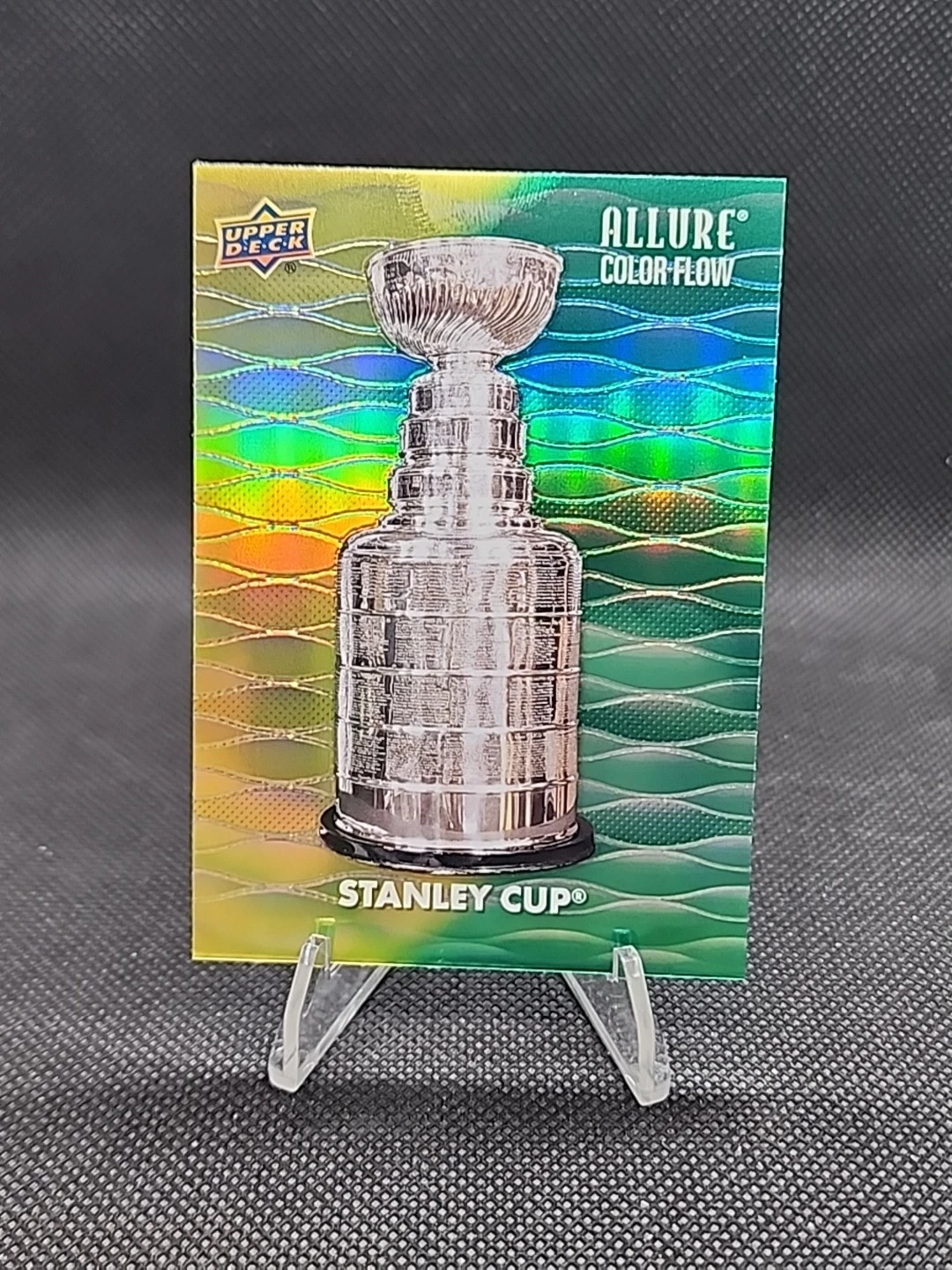 2023-24 Upper Deck Allure Stanley Cup Color Flow Yellow Green #CF34