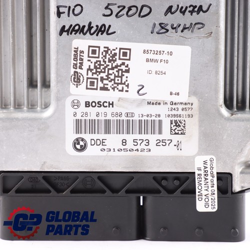 BMW F20 F30 F32 120d 320d 420d N47N 184HP Control ECU Kit DDE 8573257 Manual - Picture 11 of 11