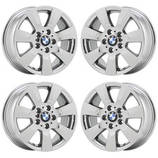 16 Bmw 320 325 330 Bright Chrome Wheels Rims Factory Oem Set 4 71498 16 Bmw 320 325 330 Bright Chrome Wheels Rims Factory Oem Set 4 71498