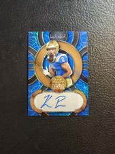 KYLE PHILLIPS Blue Sparkle /15 2022 Wild Card Auto Mania AUTO RC UCLA/ Titans