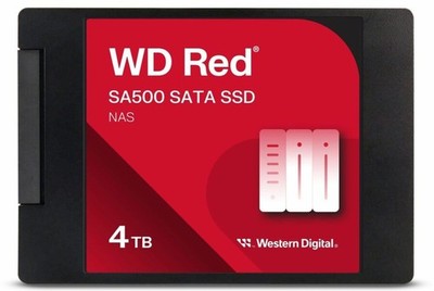 SanDisk - WDS400T2R0A-68CKB0 - WD Red SA500 WDS400T2R0A 4 TB Solid State Drive