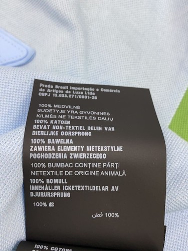 PRADA Short Sleeve Shirt L Cotton - Bild 5 von 6