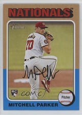 2024 Topps Heritage High Number Image Variation SP Mitchell Parker #693 1l96