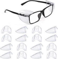 Flexible Universal Slip on Side Shields Eye Glasses Side Shields