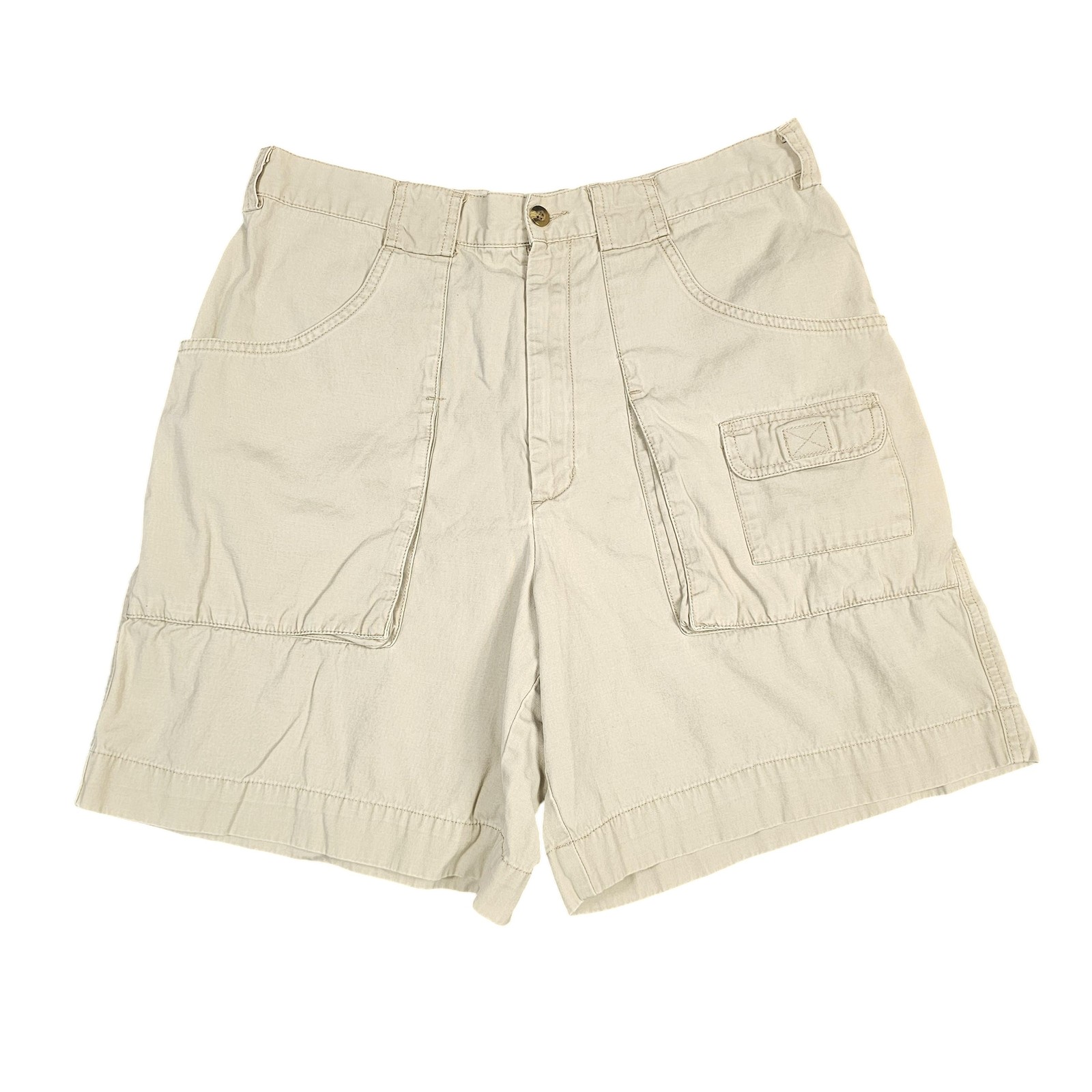 Eddie Bauer Shorts Womens 14 Cargo Utility Pockets Outdoor Hiking Trail Casual