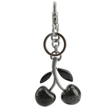 cherry keychain bag charms-purse charms for handbags,keychains for Black Cherry