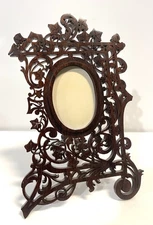 Vintage Ornate Carved Wood Photo Frame