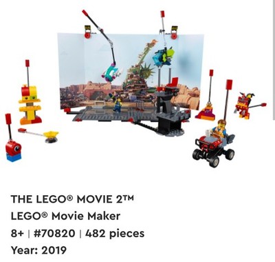 Lego Movie Maker Set Partially Sealed Bags Minifigures Manual Box 70820 COMPLETE