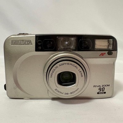 Minolta Riva Zoom 90 Date Point & Shoot Film Camera[Very good]