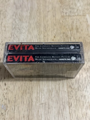 Sealed NEW Madonna - Evita Original Soundtrack 2 Cassette Tape Set 9 46346-4 - Picture 2 of 5