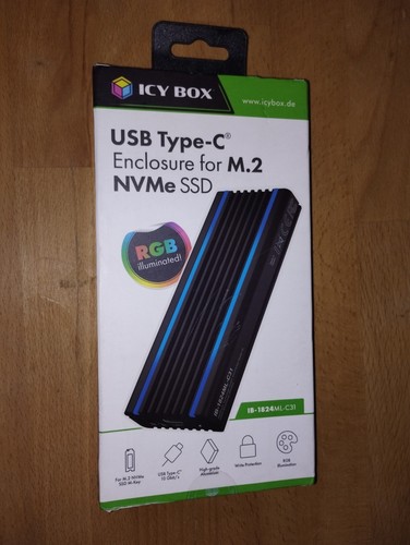 ICY BOX IB-1824ML-C31 Obudowa SSD Czarna M.2