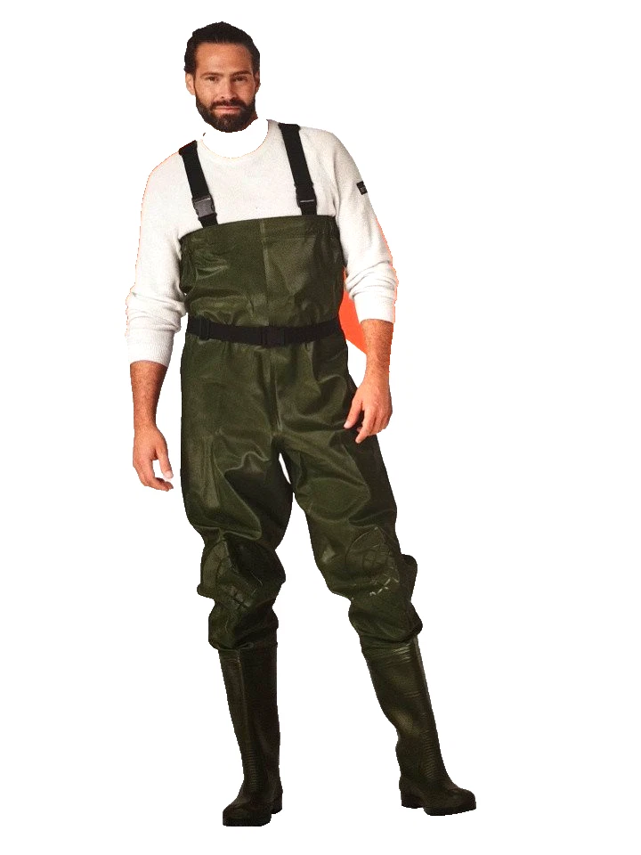 Fishing Waders With Integrated Wellington Boots Size 7 Green Crivit Medium Ponds
Opens in a new wind