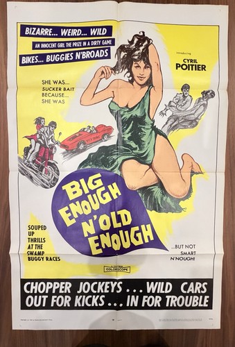 Big Enough N' Old Enough Original US Movie Poster 1960 Movies