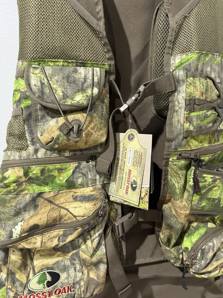 Mossy Oak Turkey Vest Official NWTF Obsession Camouflage Men's M/L with Seat - Image 2 of 4