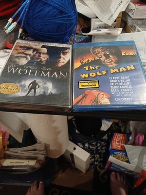 The Wolfman Two Dvds One With Lon Chaney The Other B. Del Toro New