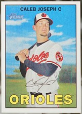 2016 Topps Heritage #71 Caleb Joseph Baseball NM