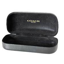 Coach New York Black Clamshell Sunglasses Case Hard Shell Eyeglass Cases