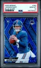 2025 Panini Mosaic Jaxson Dart BLUE SCOPE Prizm Rookie RC #362 PSA 10 GIANTS Gem