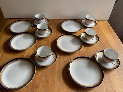 Kaffeeservice von Winterling mit der Bezeichnung ''Echt Kobalt'' 6 Personen