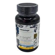 LifeVantage IC Bright Brain & Vision Complex 60 Softgels New Sealed Bottle 2024