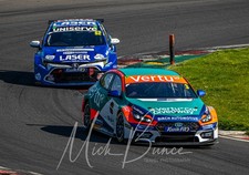 BTCC #3 Tom Chilton, #52 Gordon Shedden  Brands Hatch April 2026 A3 Print