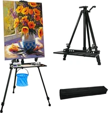 Easel Stand Art Easel for Adults, 20" to 61" Height Adjustable Artist Easels ...