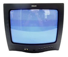 Vintage RCA 13" Color Television Model E13319 Retro Gaming front RCA NO REMOTE