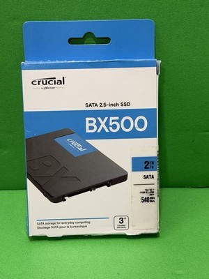 Crucial BX500 2TB 3D NAND SATA 2.5-inch SSD for sale online | eBay