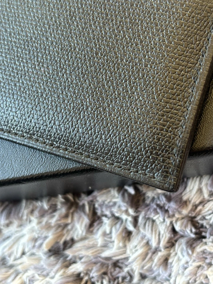 AUTH　CHANEL Card Case Business Holder A20906 Coco Button Leather Black　10S - Image 3 of 4