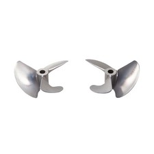 48-52mm CNC Aluminum 3-Blade Propeller Set 4.76mm Shaft Hole Left and Right Hand
