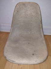 Vintage 1950s Yellow/Fiberglass Herman Miller C Eames Molded Shell Only Chair