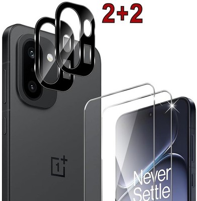 2x Schutzglas + 2x Kameraschutz für OnePlus 15R Blasenfrei 9H Panzerfolie Glas